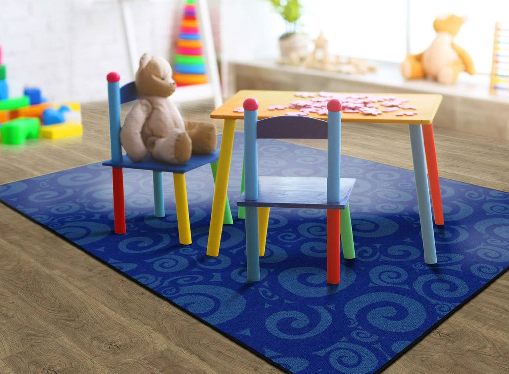 Blue 10'6 x 13'2 Carpet L2354