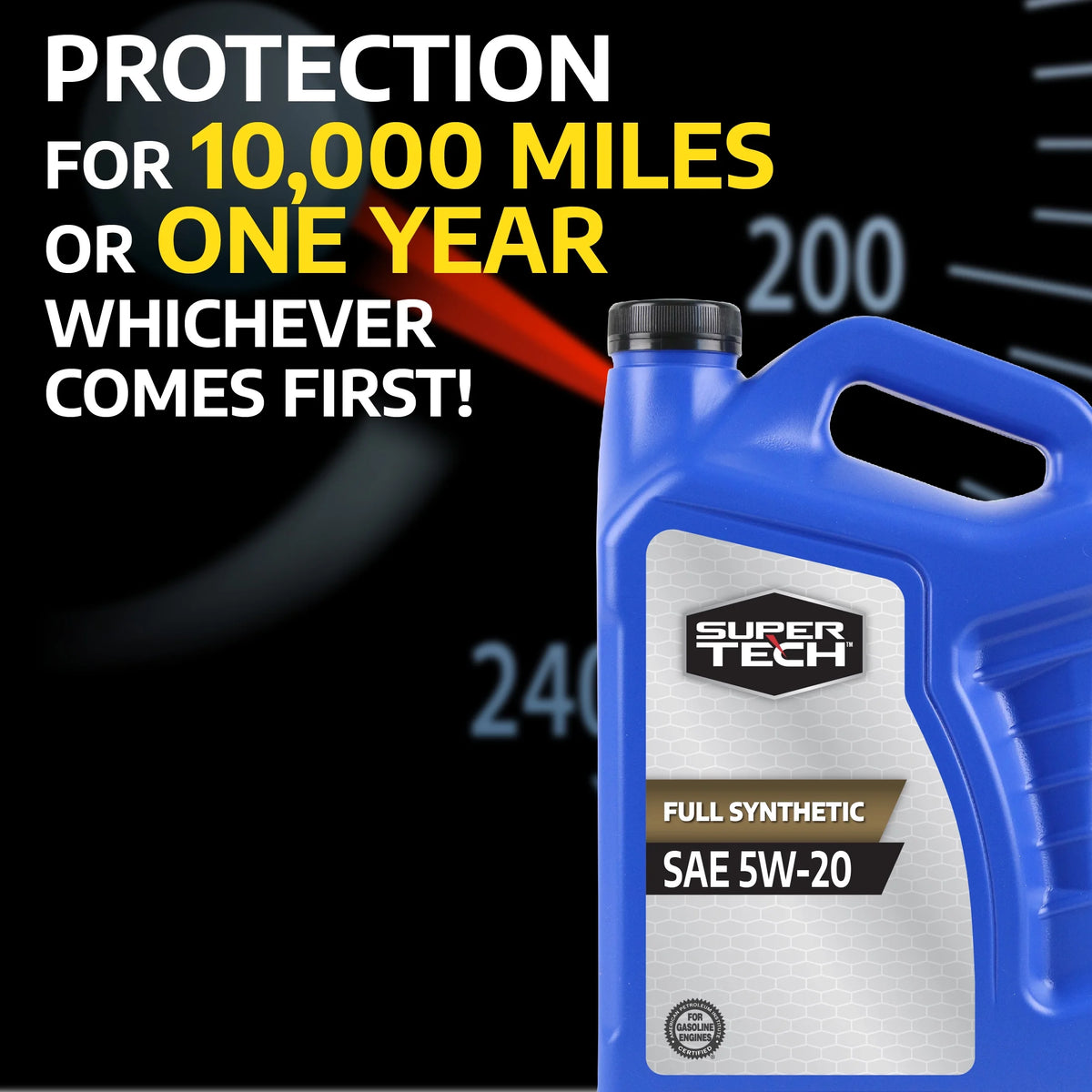 Full Synthetic SAE 5W-20 Motor Oil, 5 Quarts I576452