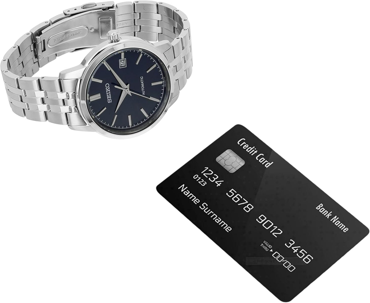 Blue Stainless Steel Automatic Watch N4258