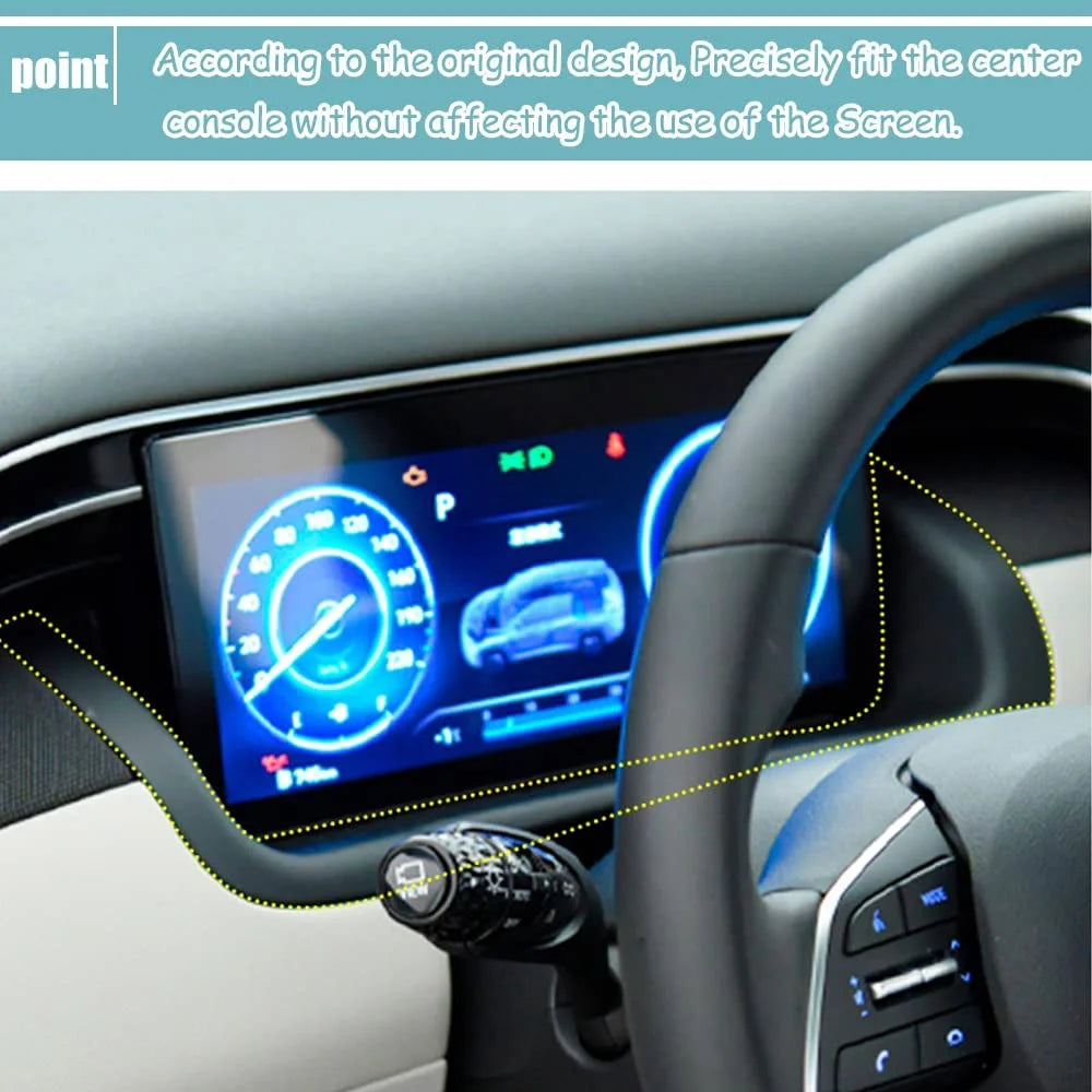 ABS Center Console Dashboard Cover Sticker Carbon Fiber Style C4968