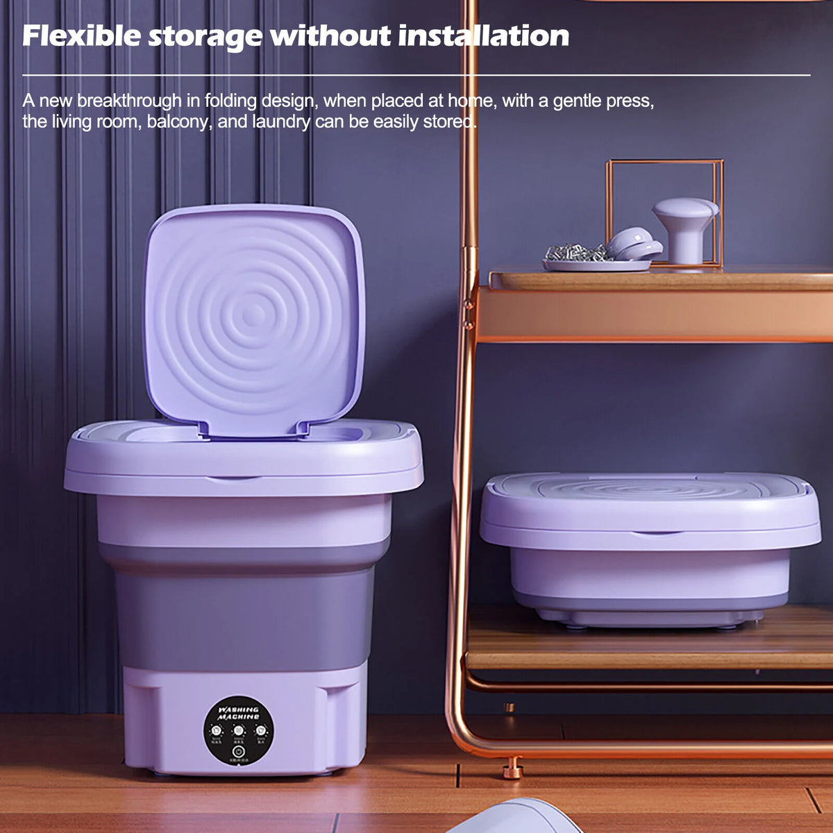 8L Portable Mini Washing Machine with Spin Dryer M311