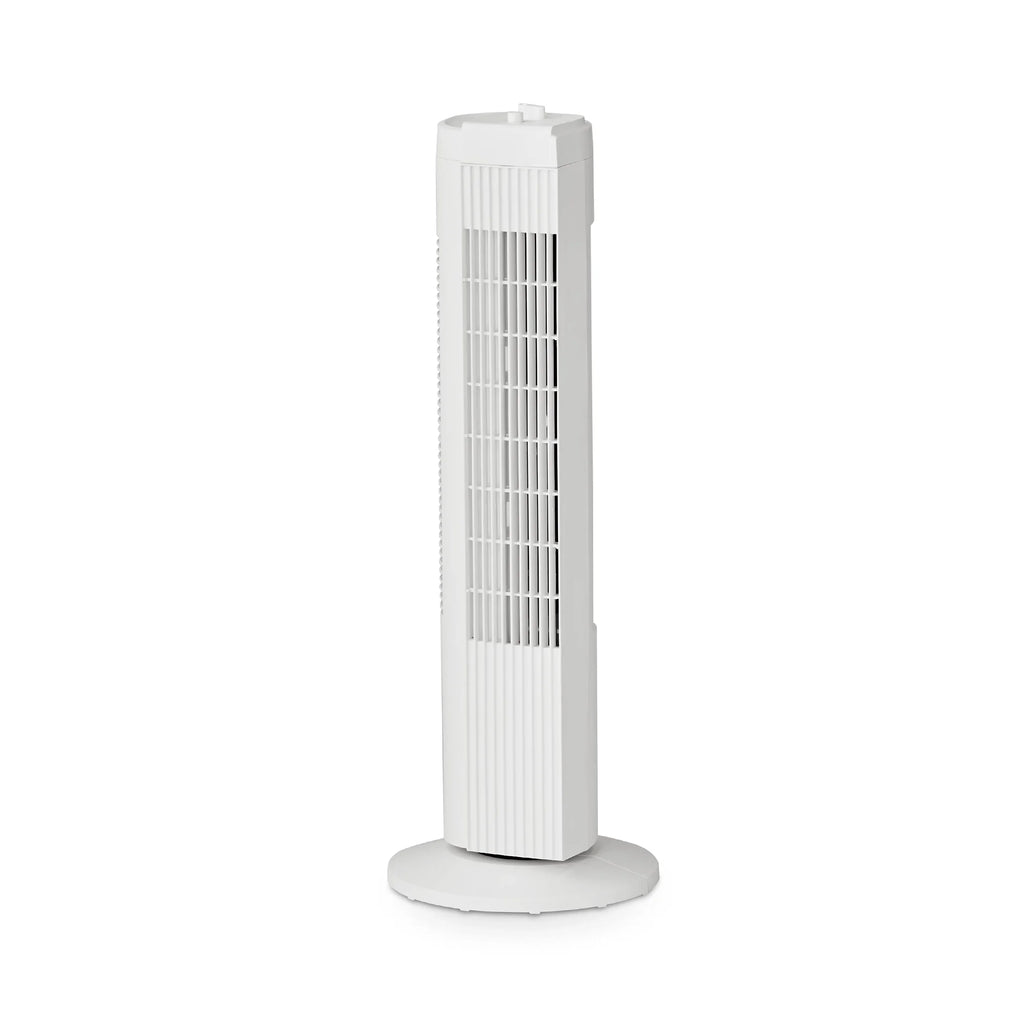 28 Inch 3 Speed Oscillating Tower Fan, White W3085