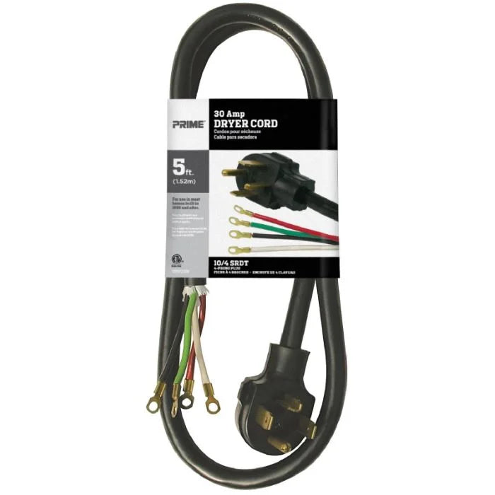 Black 4-Wire Dryer Cord L378266