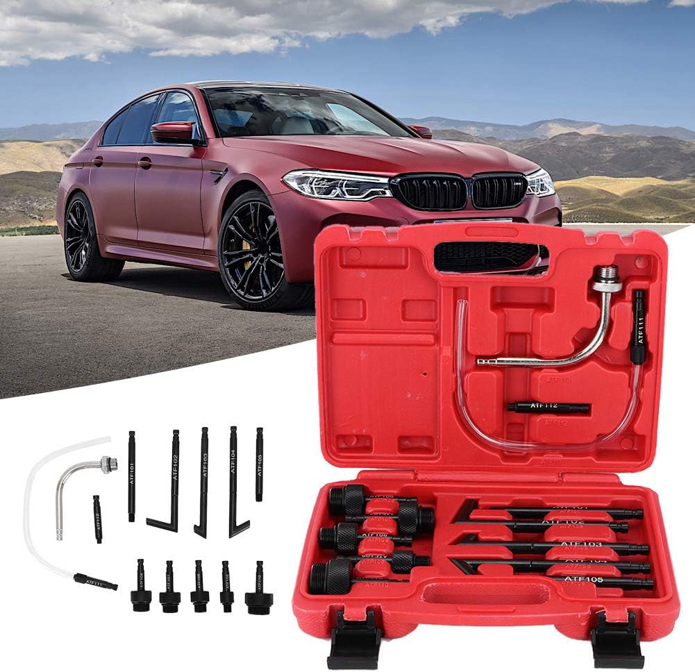 13Pcs/Set Oil Fill Adapter Transmission Fluid Refill Connector Tool Kit M8183