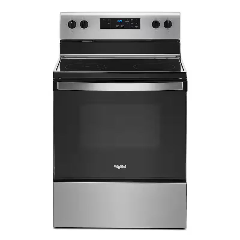 30 in. 5.3 cu. ft. 4-Burner Electric Range in Stainless Steel A494277