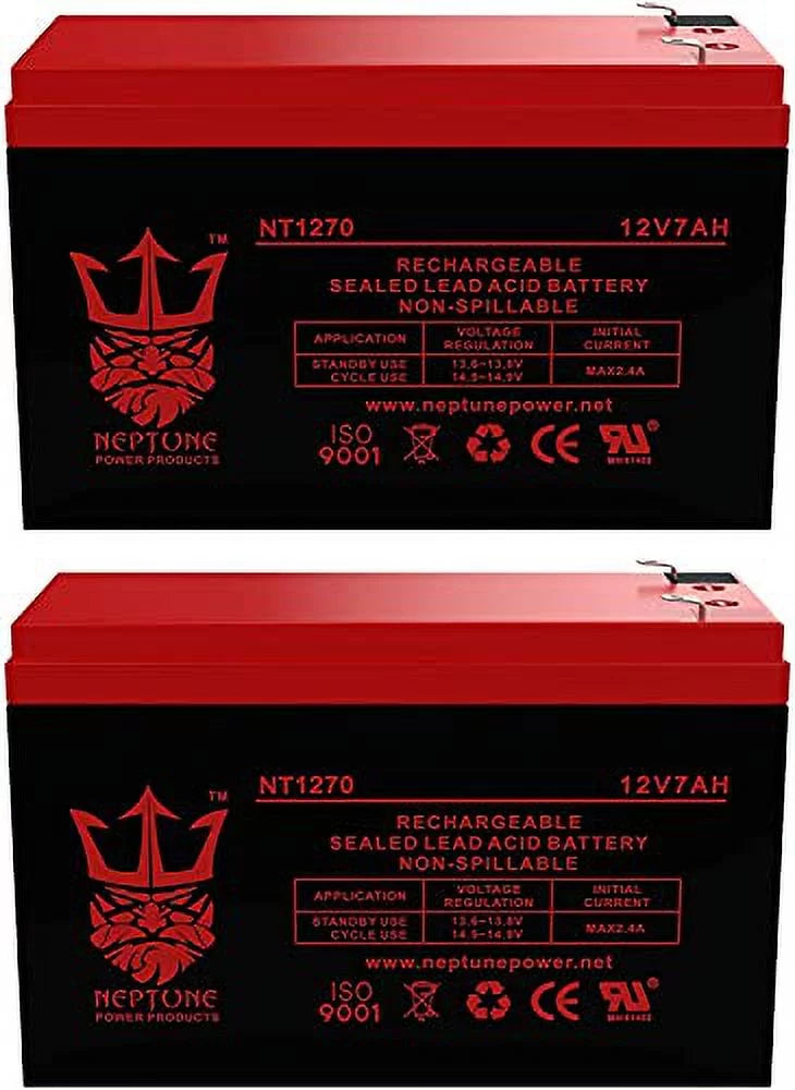 12V 7AH Battery 2 Pack D577