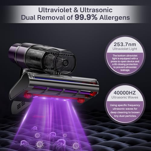 15KPa Handheld Mattress Vacuum Cleaner with UV G681879