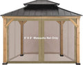Brown Gazebo Canopy Sidewalls 7FT O320173
