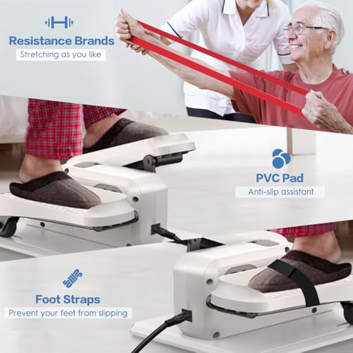 Electric Seated Under Desk Elliptical Machine with Remote Control B388144