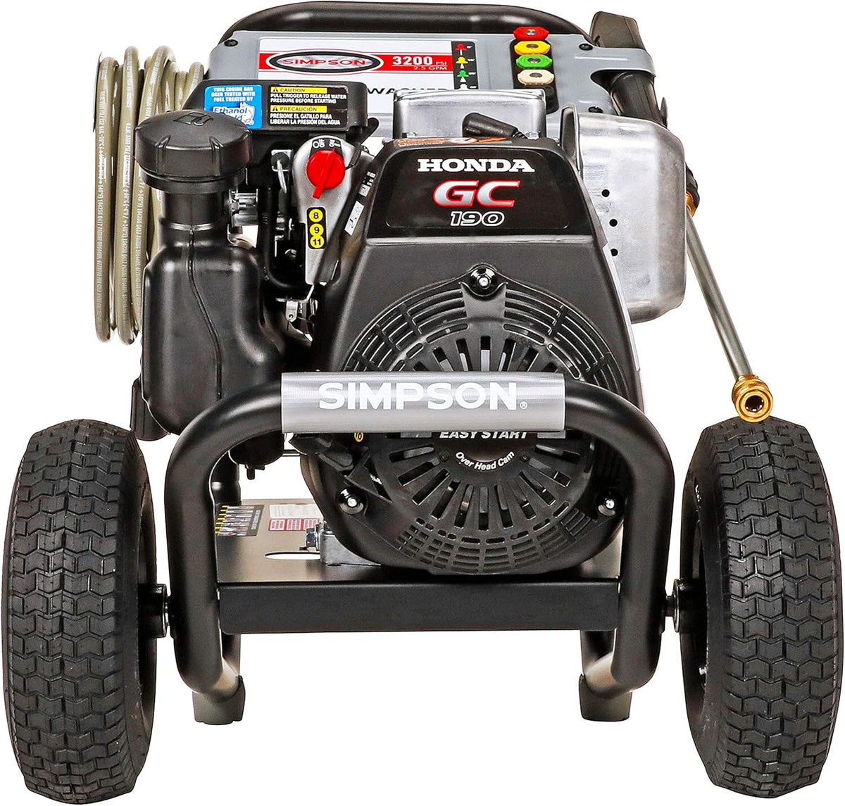 Gas Pressure Washer 3200 PSI 2.5 GPM with 16" Spray Wand C171