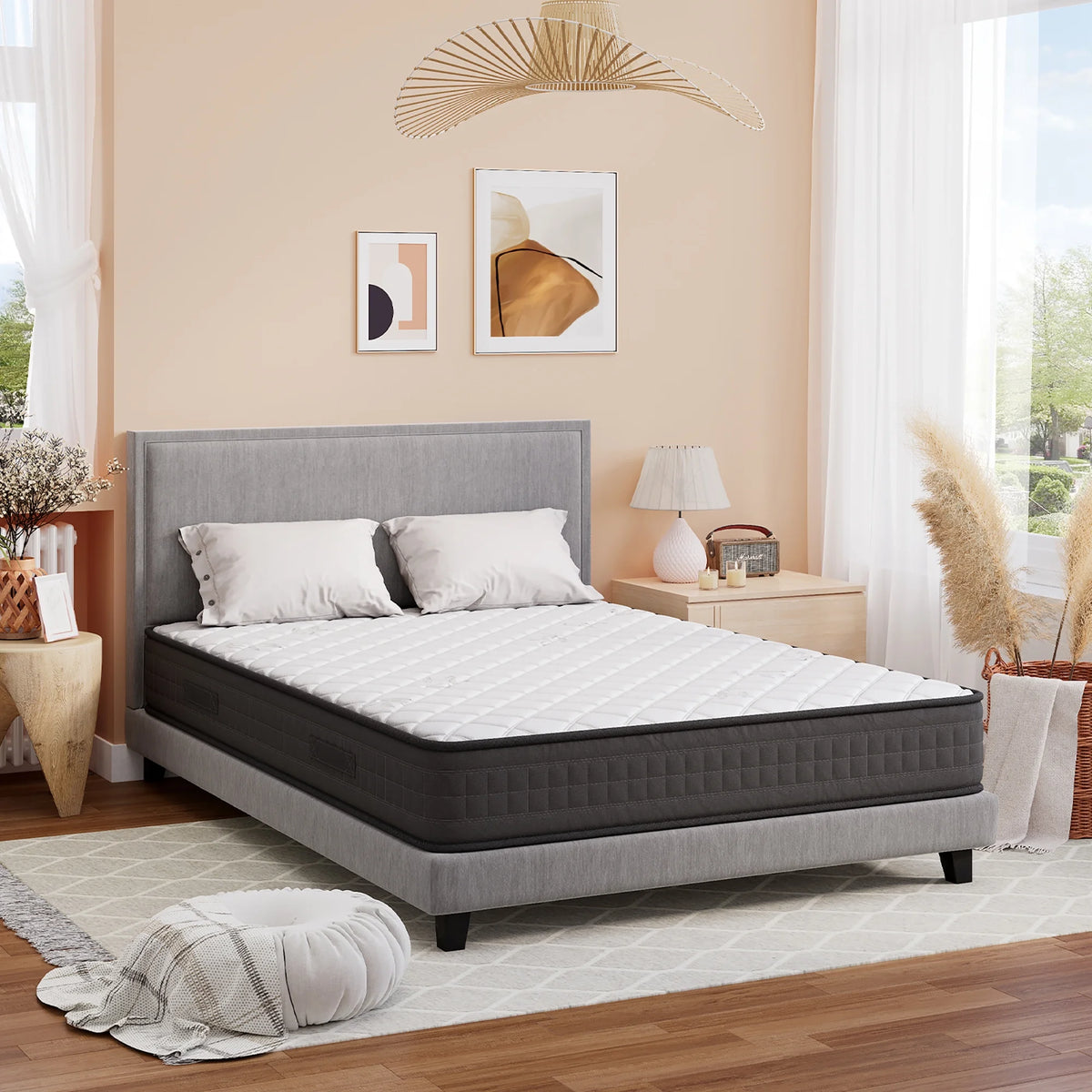 Queen Size Memory Foam Medium Firm Mattress P4183