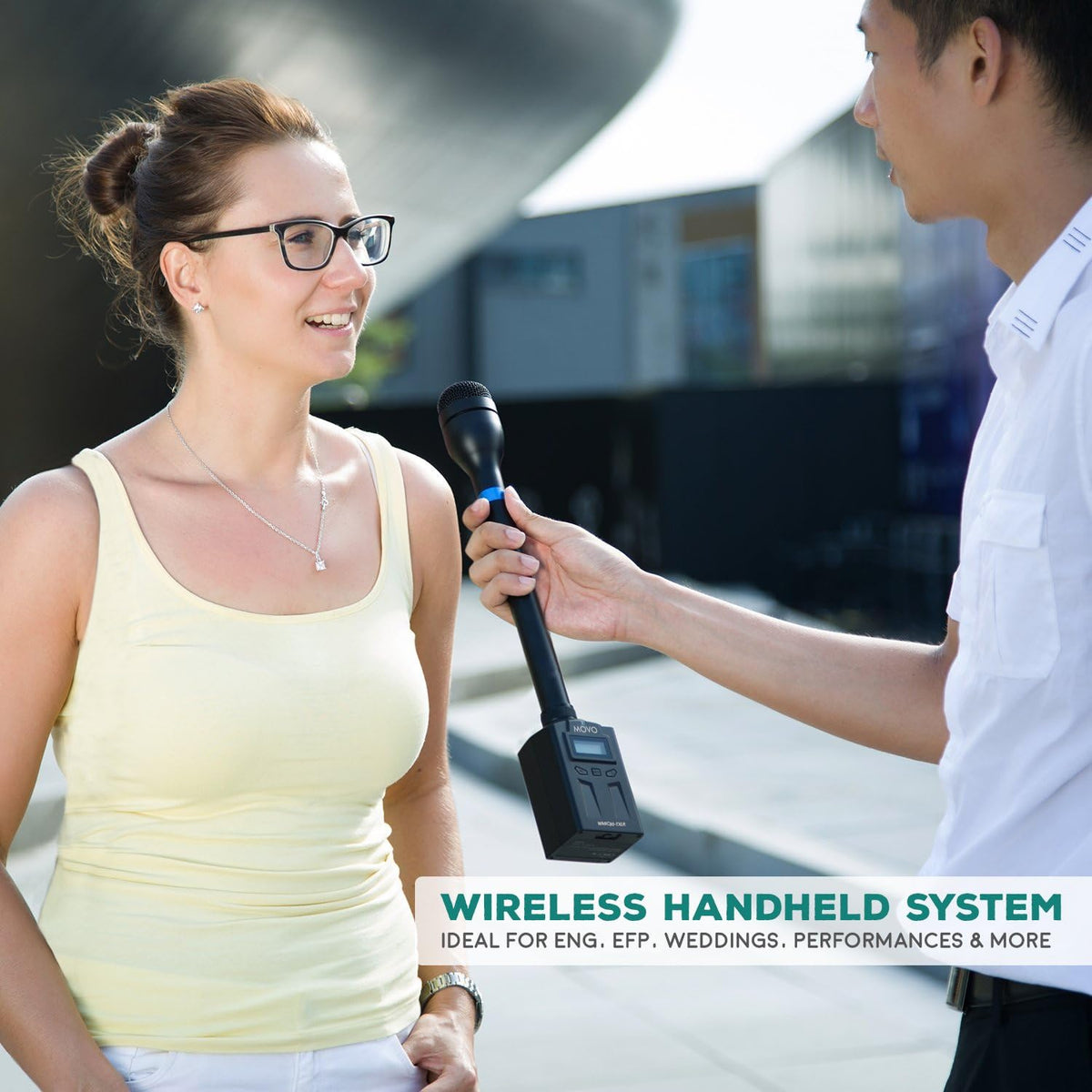 UHF Wireless XLR Microphone System with 2 Plug-in XLR Transmitters Y551761