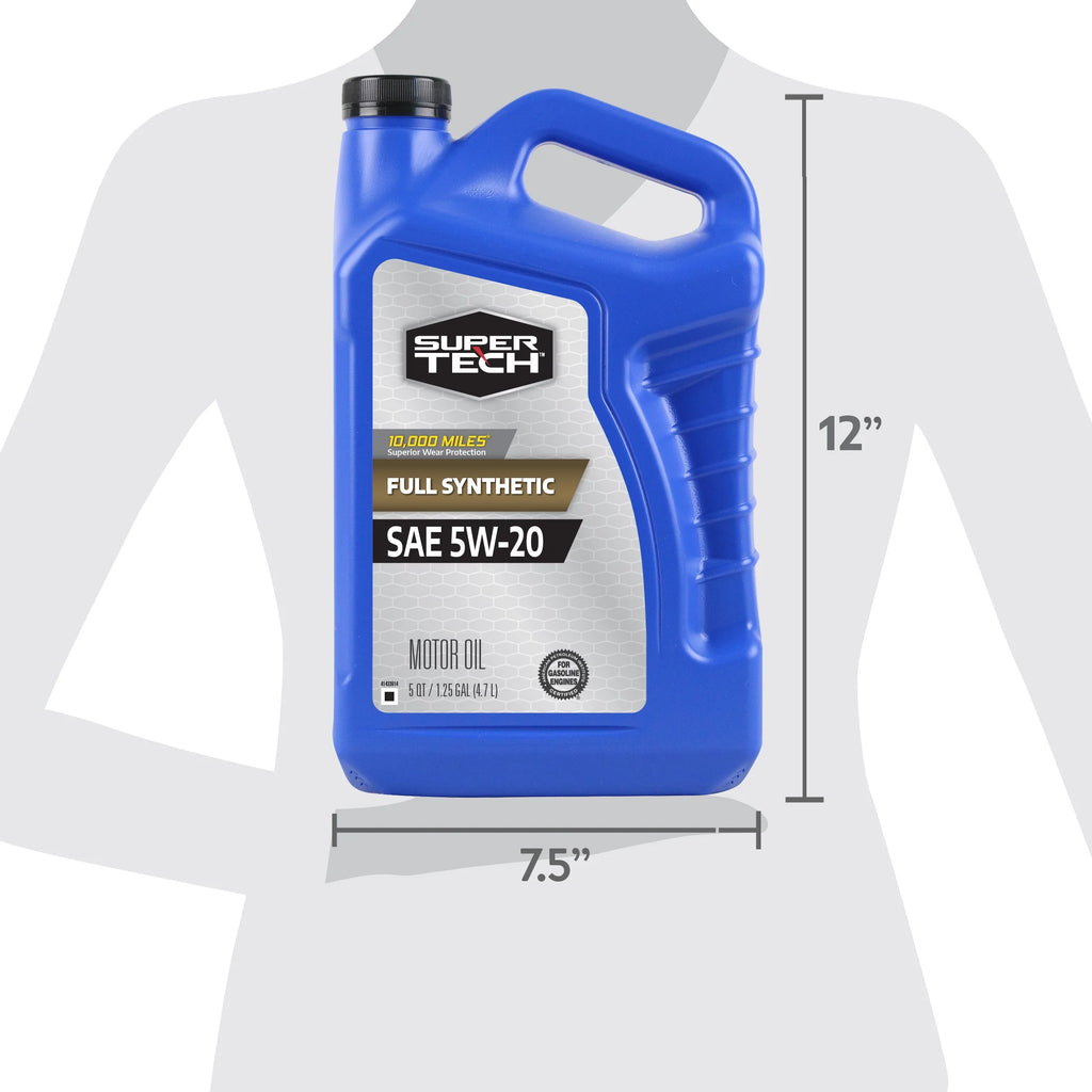 Full Synthetic SAE 5W-20 Motor Oil, 5 Quarts I576452