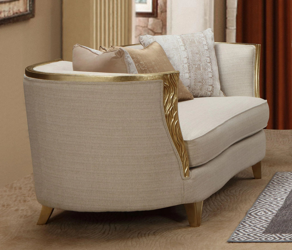 Beige Sofa Set 2Pcs O5065
