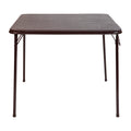 Brown Folding Card Table C5659