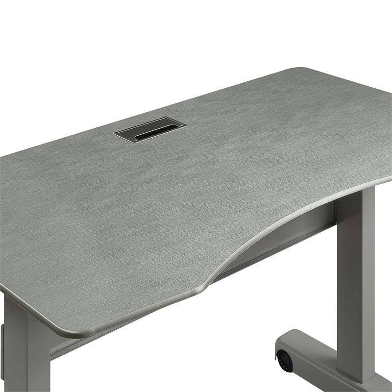 Gray Adjustable Metal Computer Desk A3910