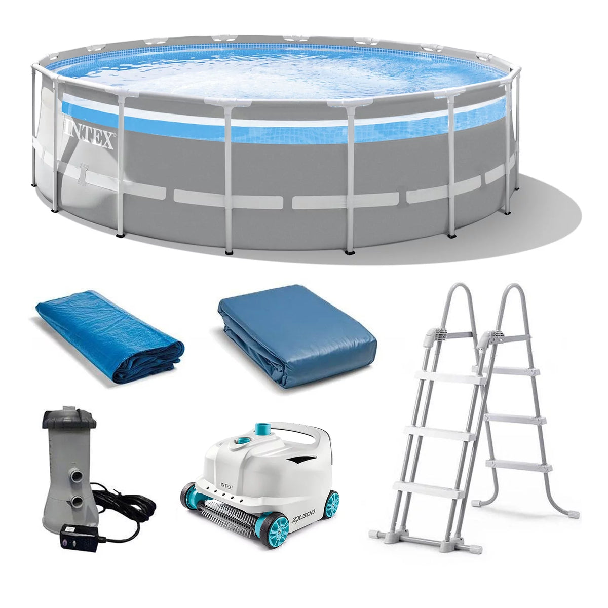 16ft x 48in Above Ground Swimming Pool Set N4776
