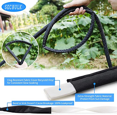 Flat Soaker Hose 75 ft Dual-layer Leak-free M880810