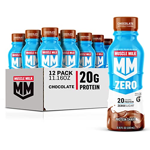 Chocolate Protein Shake, 20g Protein, Zero Sugar, 11.16 Fl Oz (Pack of 12) R811165