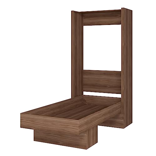 White Full Murphy Wall Bed with Shelf N467747