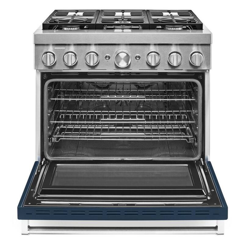 5.1 cu. ft. Dual Fuel 6-Burners Range in Ink Blue F145272