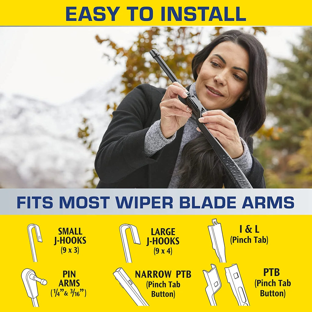 22" 2 Pack Water Repellency Wiper Blade S781