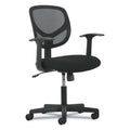 Black Mid-Back Task Chair W3132