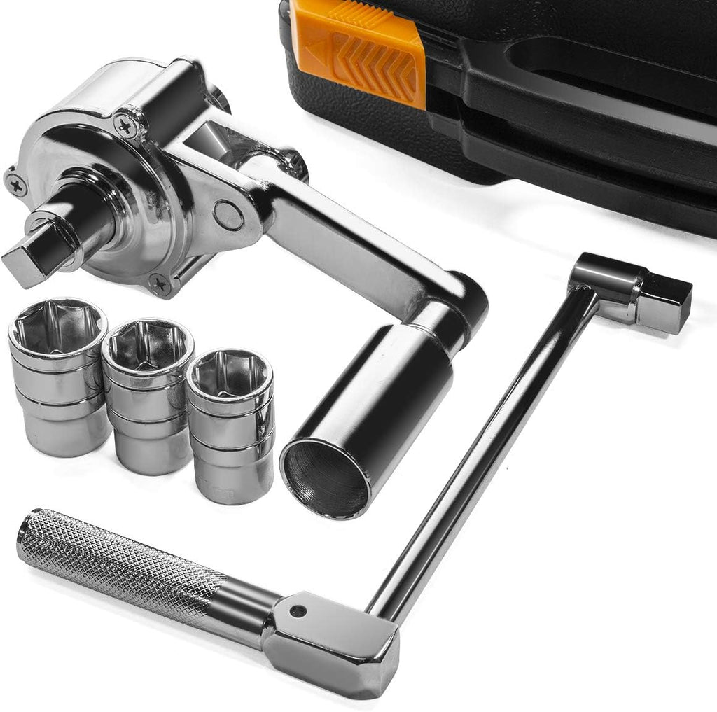 Torque Wrench Multiplier Lug Nut Wrench Remover Set (1/2" DR) with Carrying Case Pack of 2 Y78876