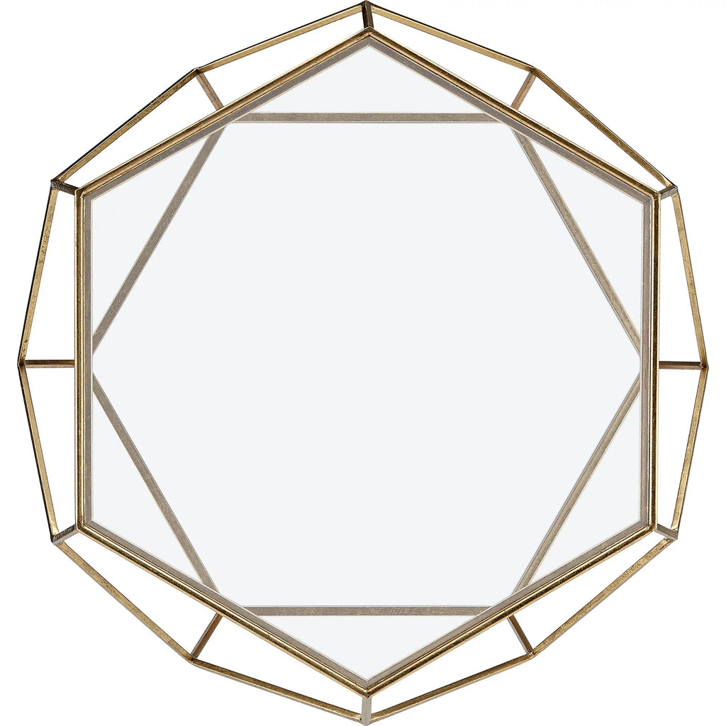 Gold Geometric Metal Coffee Table G277024