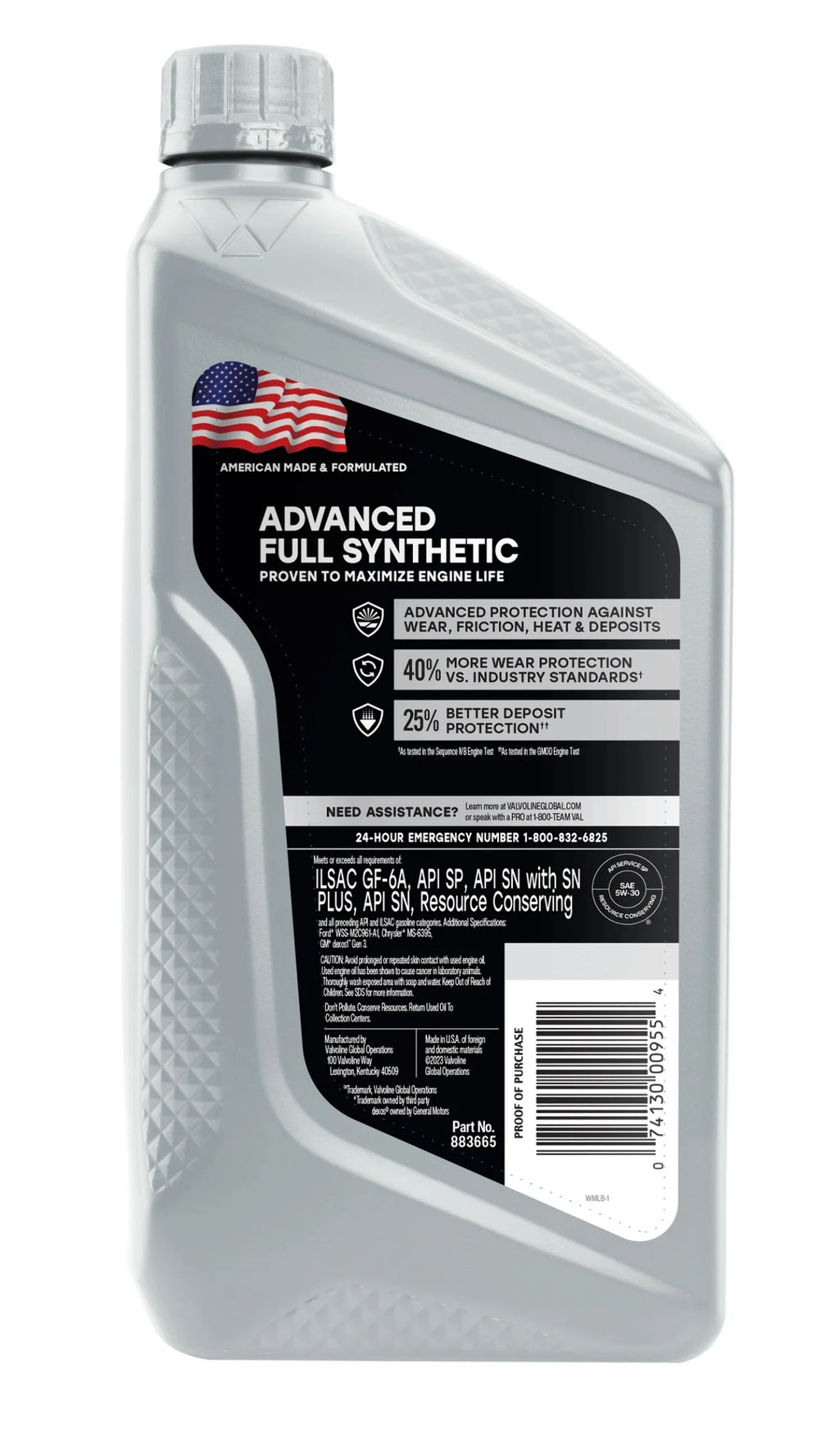 Full Synthetic 5W-30 Motor Oil H86529