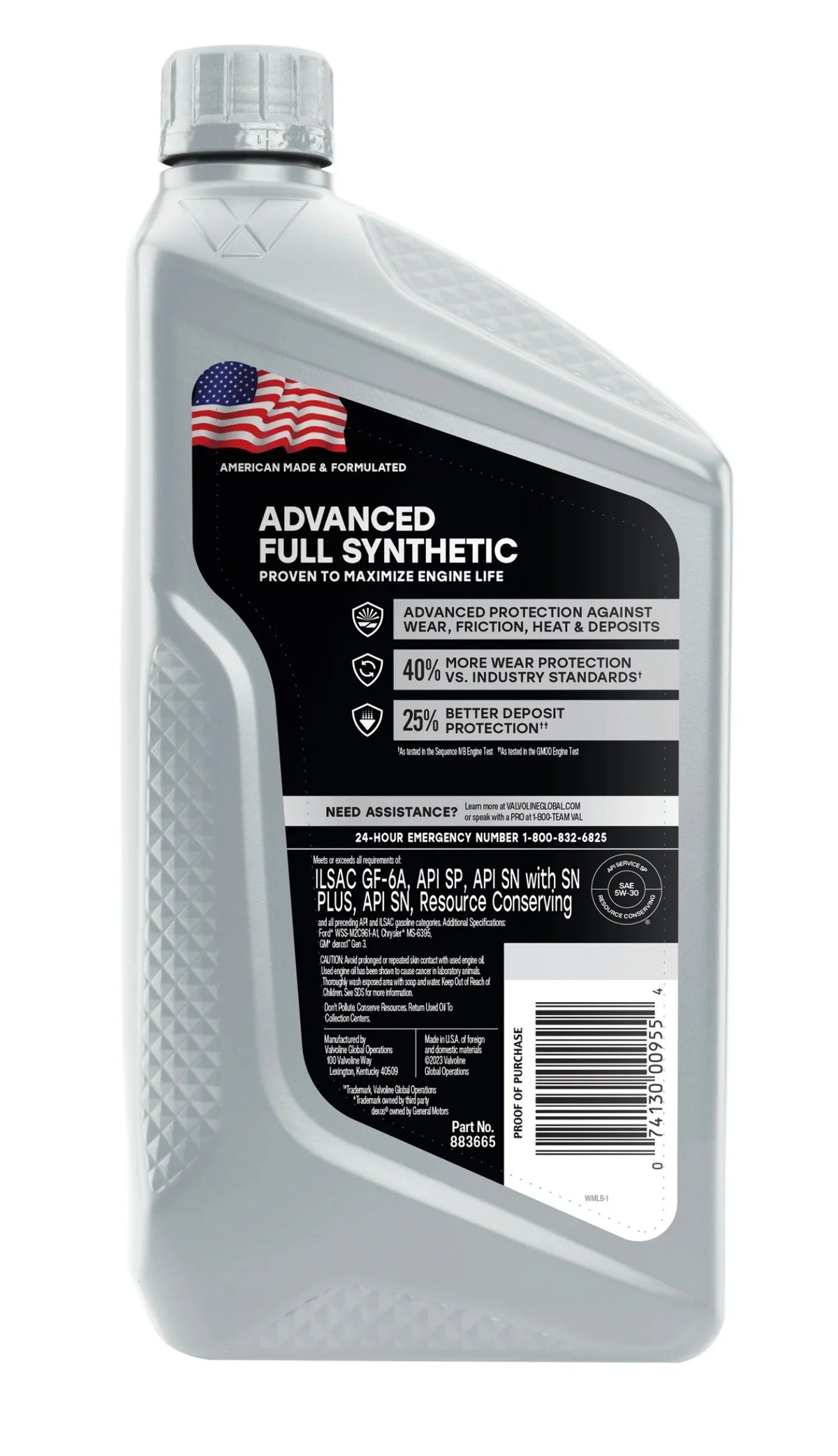Full Synthetic 5W-30 Motor Oil H86529
