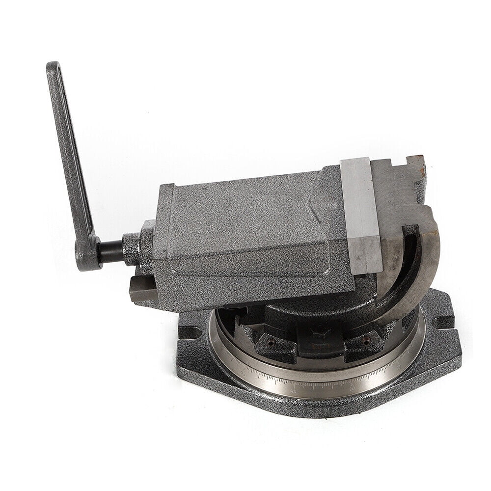 5" Precision Milling Vise 2Way Clamp Machine Accessory Set 90º Tilting with Swivel Base J19855