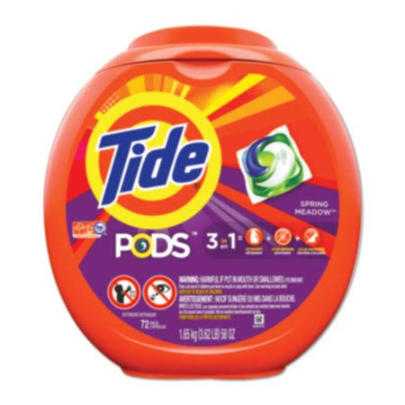 Spring Meadow Scent 72 Pods Laundry Detergent Pods D801