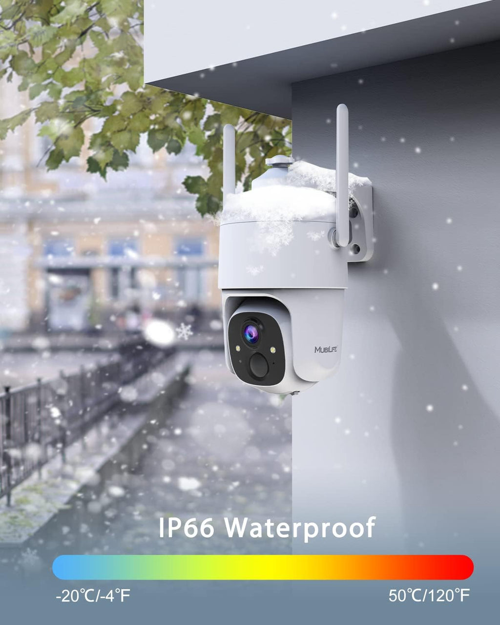 Battery Powered Wireless Outdoor Security Camera U15173
