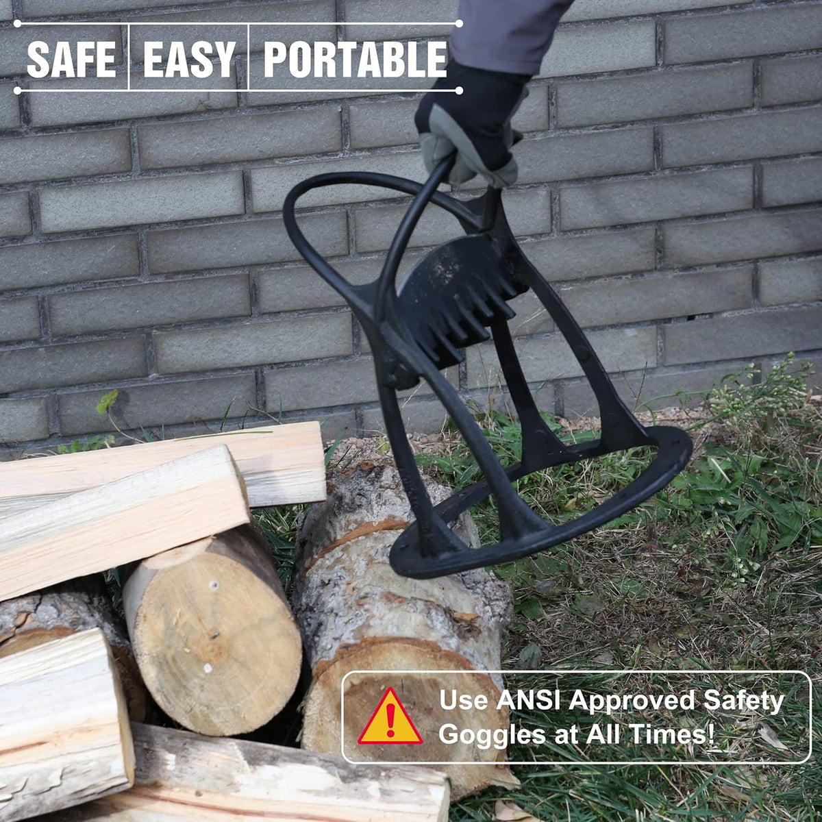 Kindling Splitter Log Splitter Cast Steel E963514