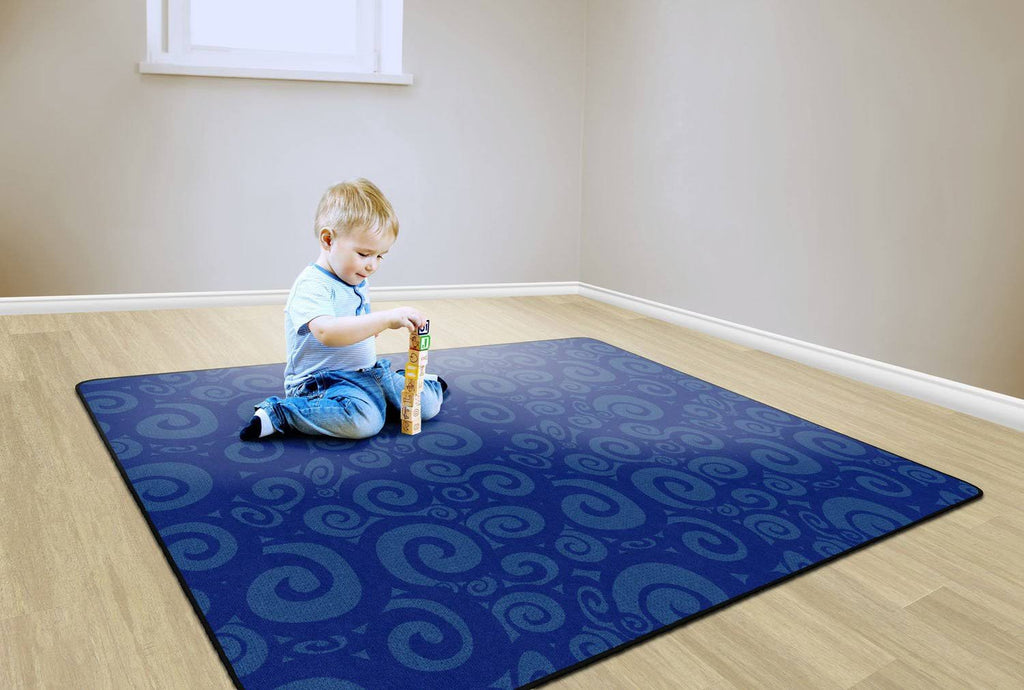 Blue 10'6 x 13'2 Carpet L2354