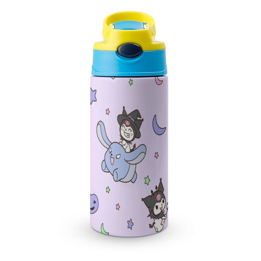 Children's Vacuum Insulated Stainless Steel Water Bottle With Straw H43074
