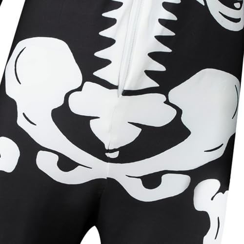 Unisex Skeleton Pumpkin Hooded Onesie N159
