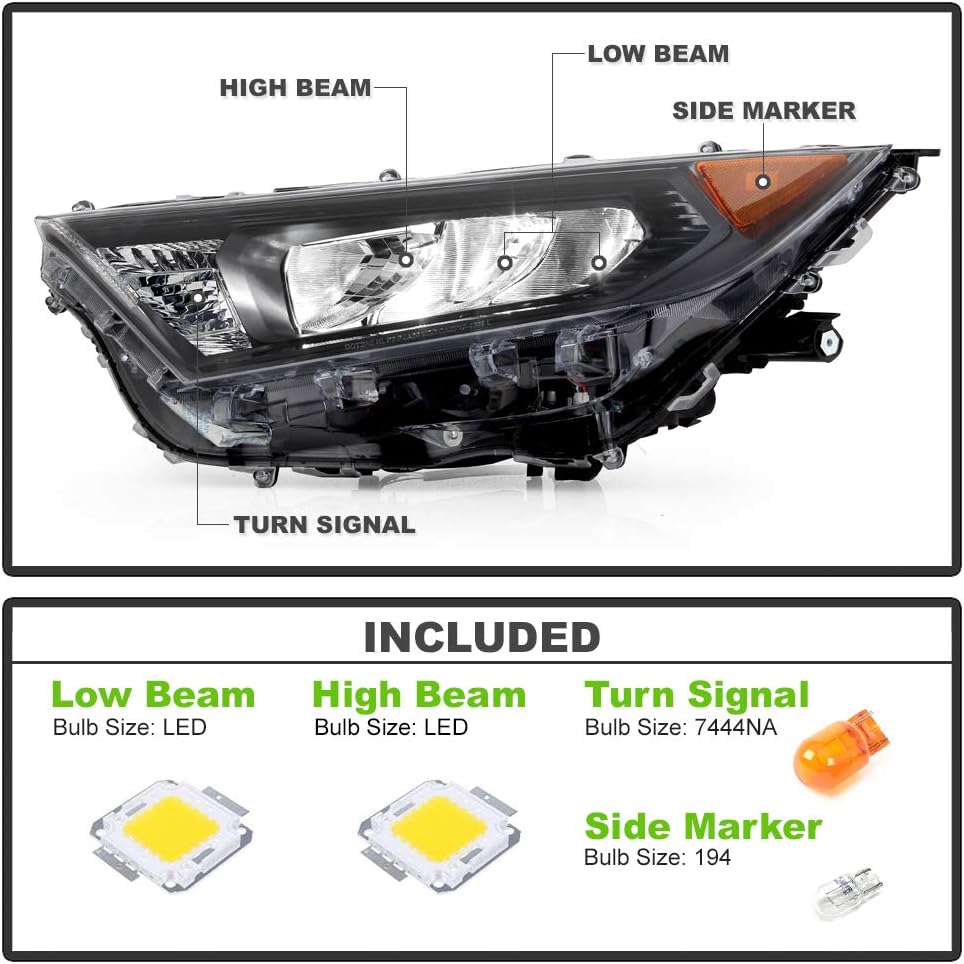LED Headlight Headlamp Assembly Driver Side E79354