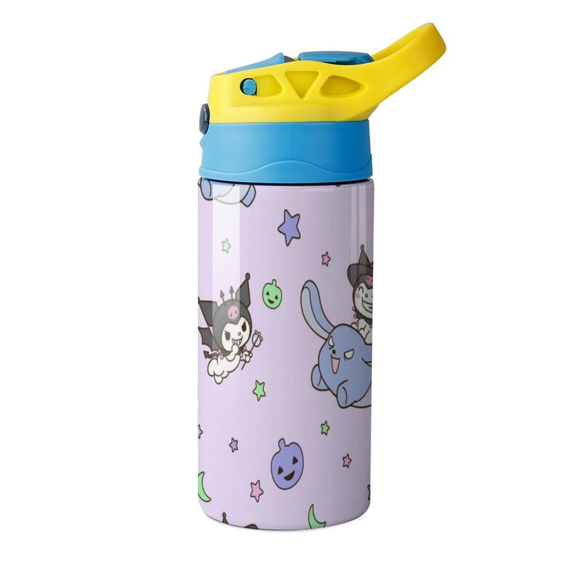 Children's Vacuum Insulated Stainless Steel Water Bottle With Straw H43074
