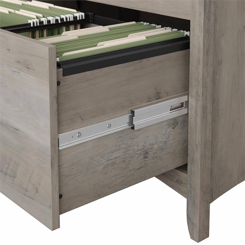 2 Drawer File Cabinet in Driftwood Gray V634009
