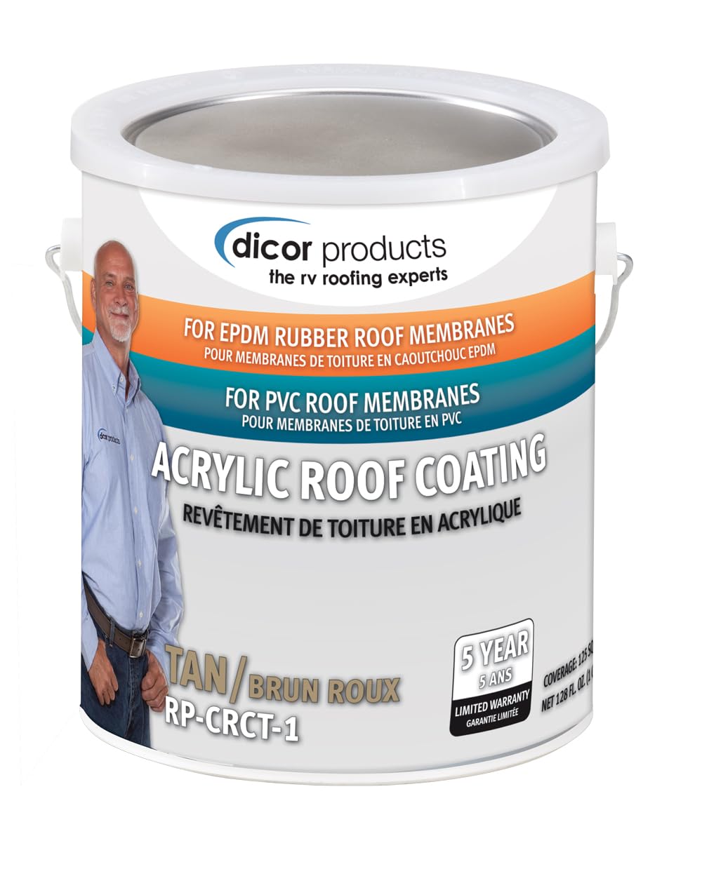 Tan Acrylic Roof Coating E777