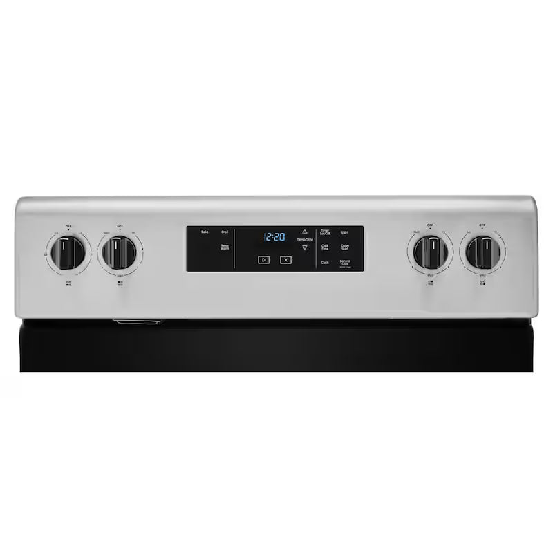 30 in. 5.3 cu. ft. 4-Burner Electric Range in Stainless Steel A494277