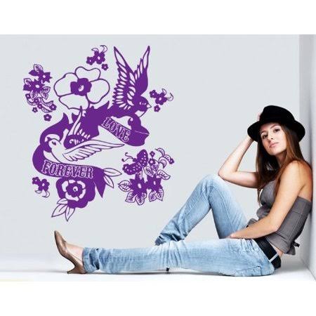 Orange 47in x 55in Wall Decal S7852
