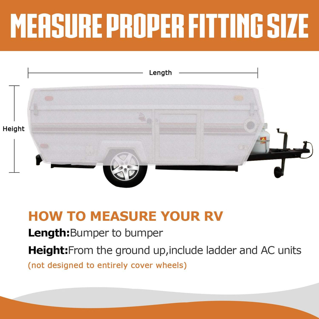 Folding Camper Cover 150D Diamond Fabric E88555