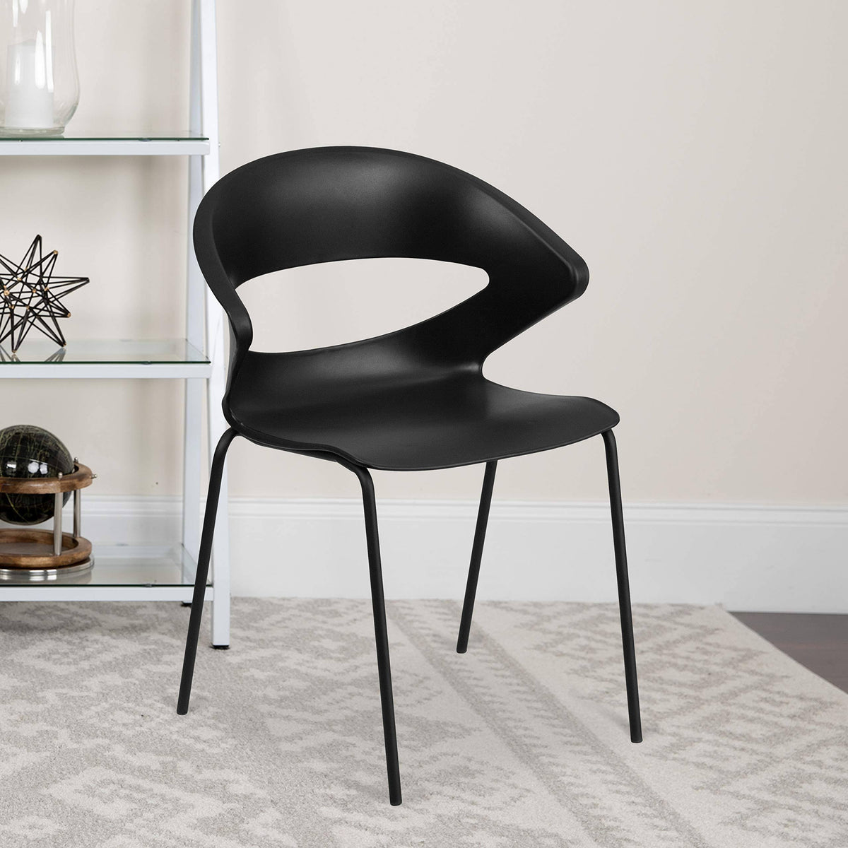 Black Stack Chair C805072