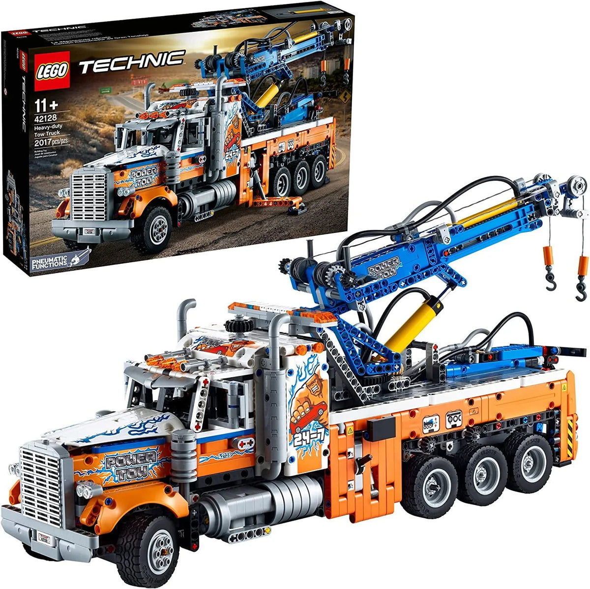 Heavy-Duty Tow Truck with Crane H241335