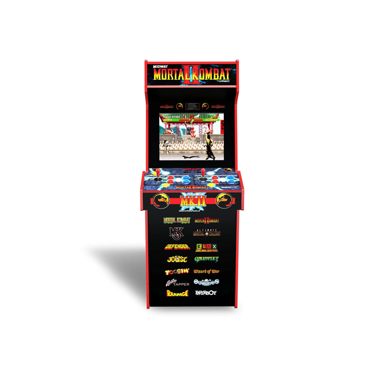 Arcade Game, 4-foot-tall stand-up cabinet, 14 classic games, 17-inch screen O180
