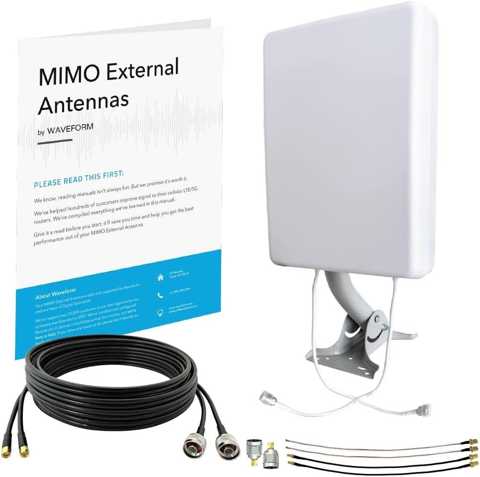Panel Antenna Kit, 600-2700 MHz, TS9 SMA U.FL Adapters B967