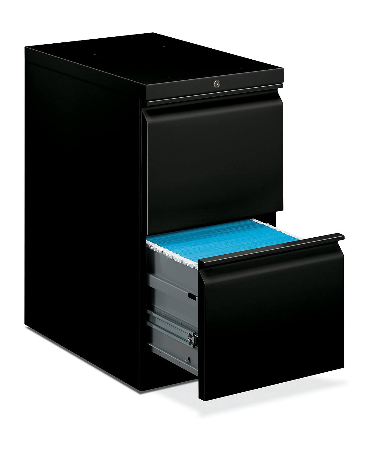 Black 2-Drawer Mobile Pedestal File I84632